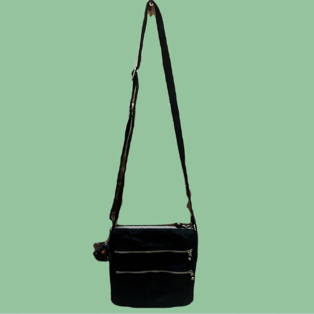 Kipling Black Crossbody Bag with Adjustable Strap